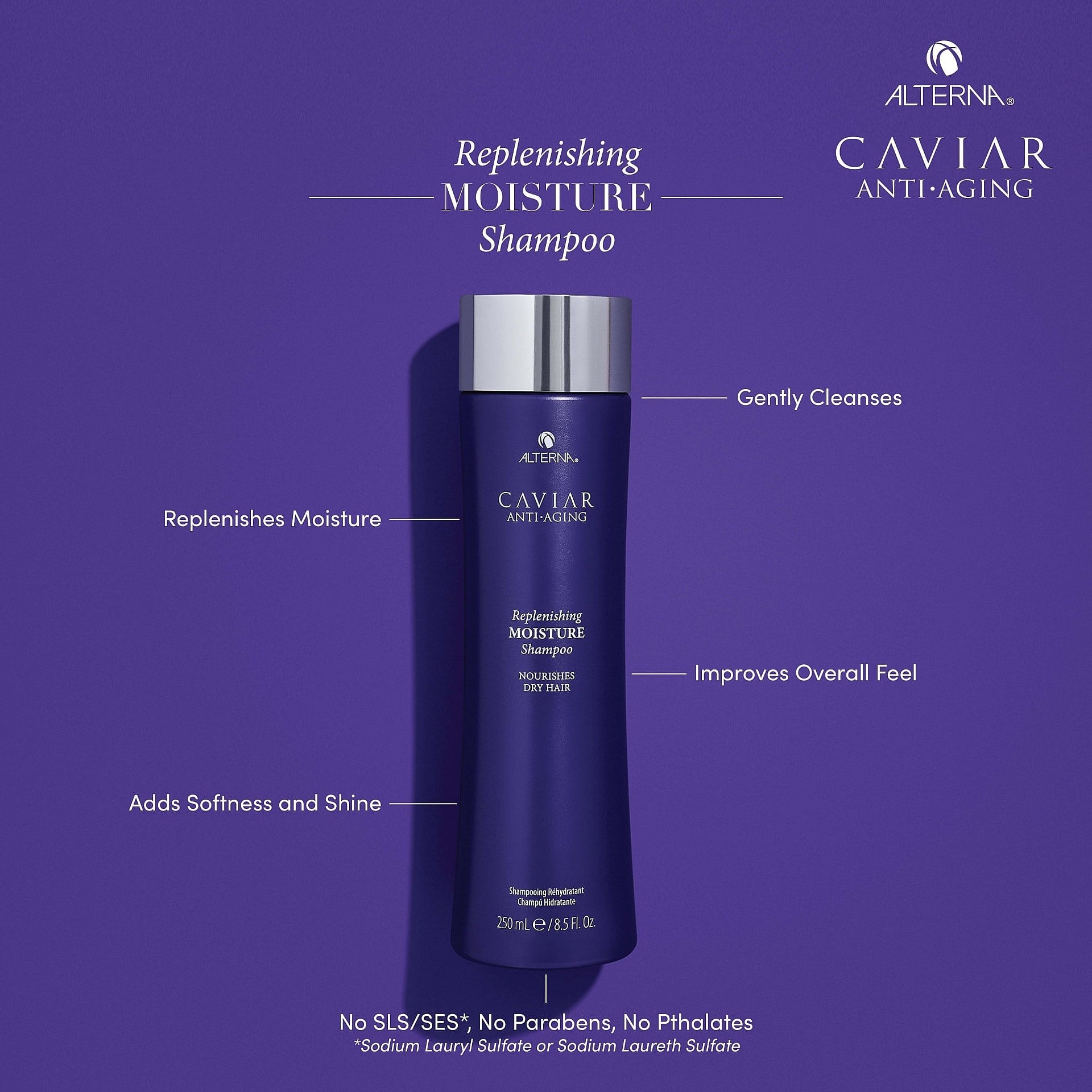 شامپو بدون سولفات خارجی Alterna Caviar Anti-aging